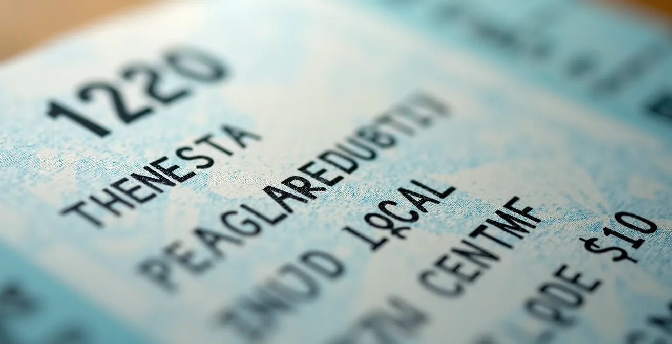 Extreme close-up of receipt texture and paper fibers showing abstract patterns
