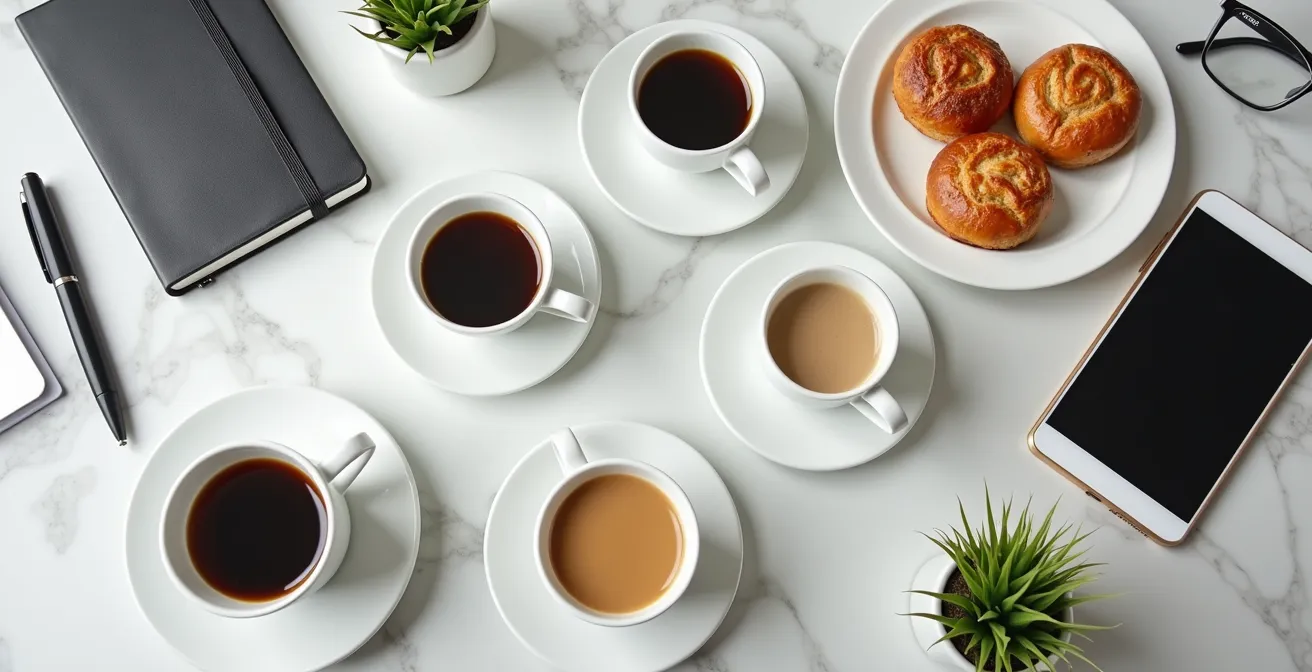 Business professionals from different European countries in a formal meeting showing cultural nuances