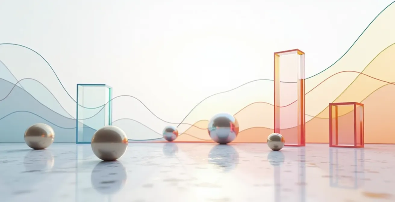 Professional financial dashboard showing key business ratios and trends