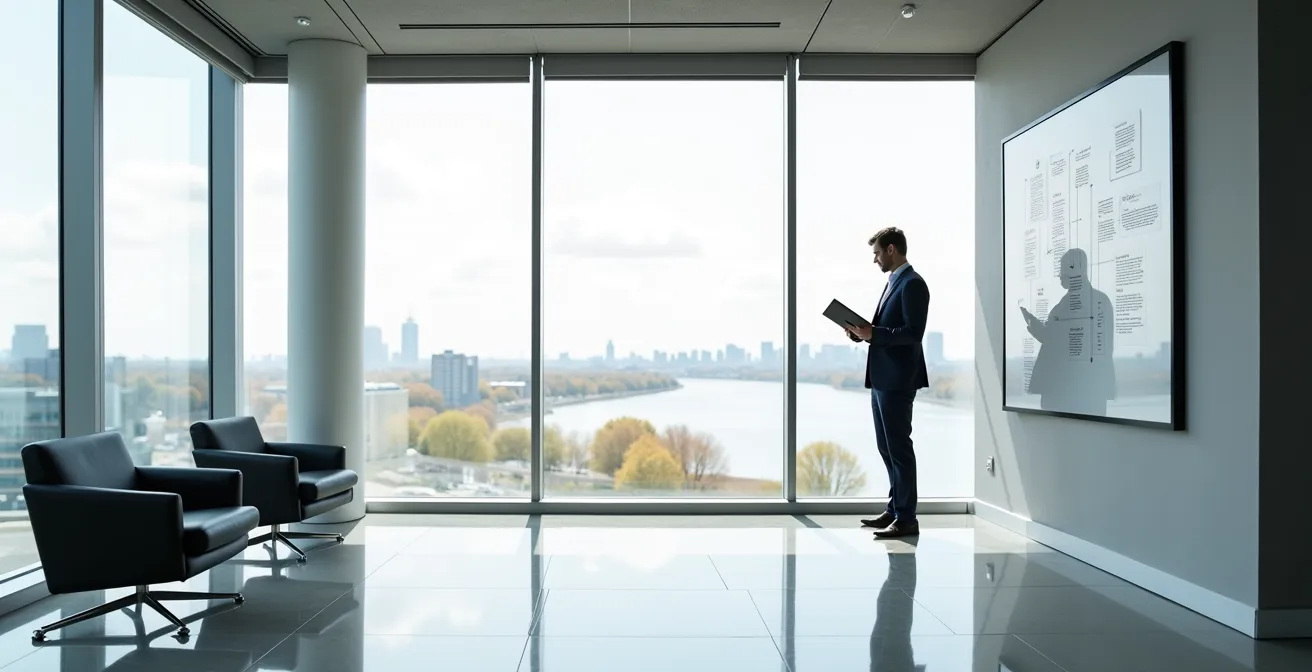 Wide shot of modern Ottawa office with quality management system implementation